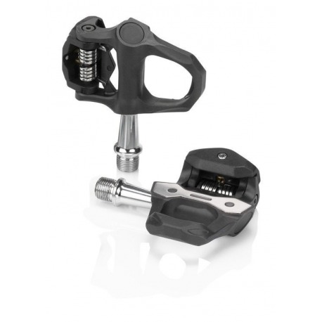 PÉDALES ROUTE NOIRES XLC PD-R04 AVEC CALES 0º UNILATÉRALES