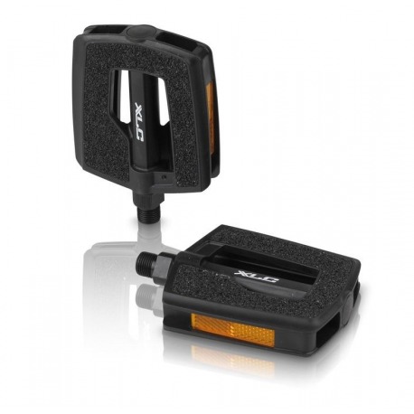 Pédale XLC City/Comfort PD-C09, plastique, surface antidérapante, noire
