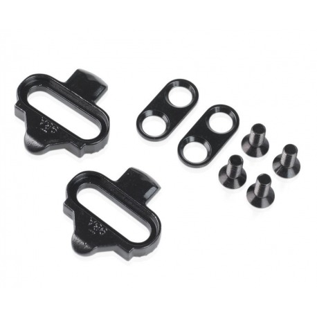 Cales XLC PD-X02 adaptées à la pédale p. XLC SPD