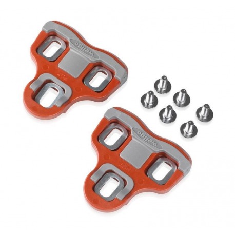 Cales XLC PD-X06 adaptées à la pédale rouge p. XLC Look 6°