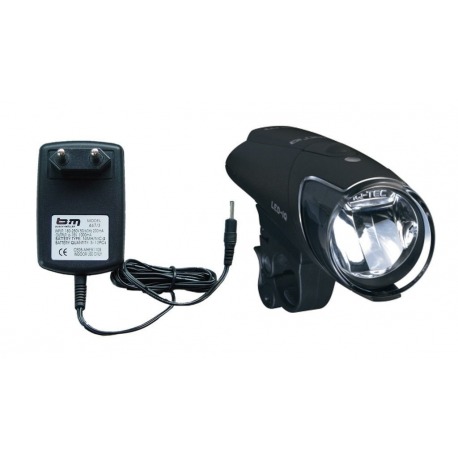 Lampe frontale à piles b&m IXON IQ Premium 80 Lux LED avec bloc d'alimentation et piles