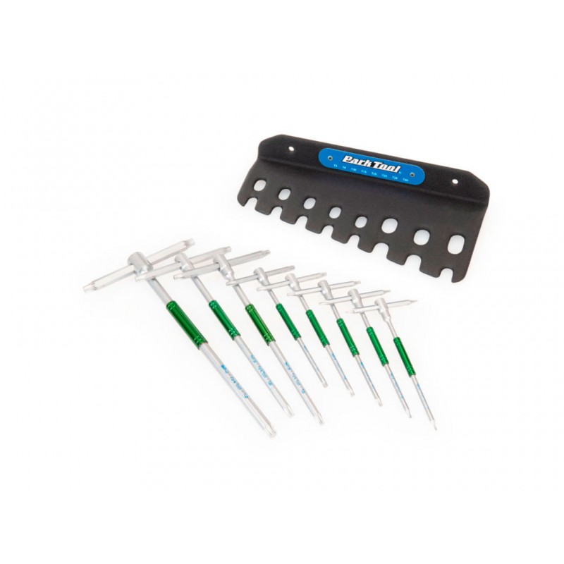 PARK TOOL THT-1 JUEGO DE LLAVES TORX CON MANGO GIRATORIO + SOPORTE