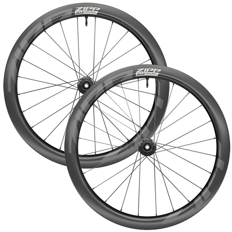 PAIRE DE ROUES ZIPP 303 FIRECREST DISC CENTERLOCK TUBELESS HOOKLESS 10/11V CARBONE