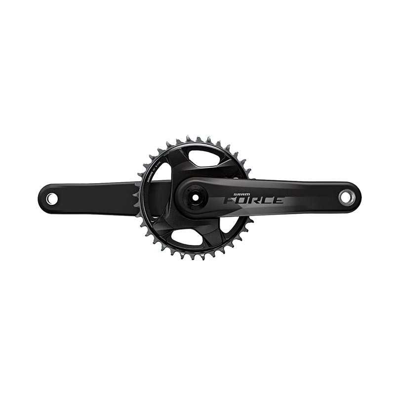 PEDALIER ET PEDALIER SRAM FORCE D1 DUB 170 mm 40T 107 BCD POUR CANNONDALE AI NOIR SANS COUPES