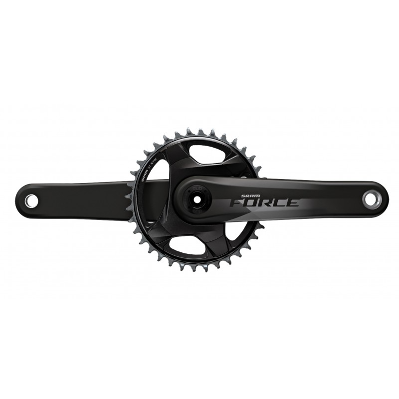 JGO. PEDALIER ET PLATEAU SRAM FORCE D1 DUB 172,5 mm 40T 107 BCD POUR CANNONDALE AI NOIR SANS COUPE