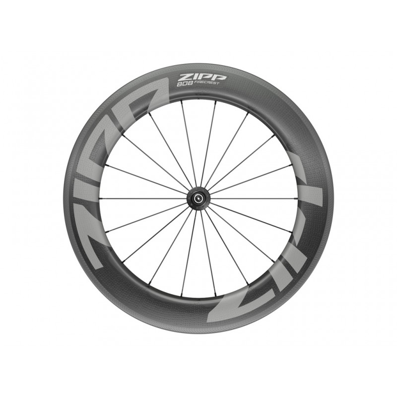 ROUE AVANT ZIPP 808 FIRECREST TUBELESS DISC.12x100 CARB