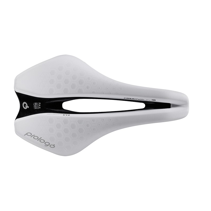 SELLE PROLOGO DIMENSION-TRI TIROX 143 BLANC/ARGENT