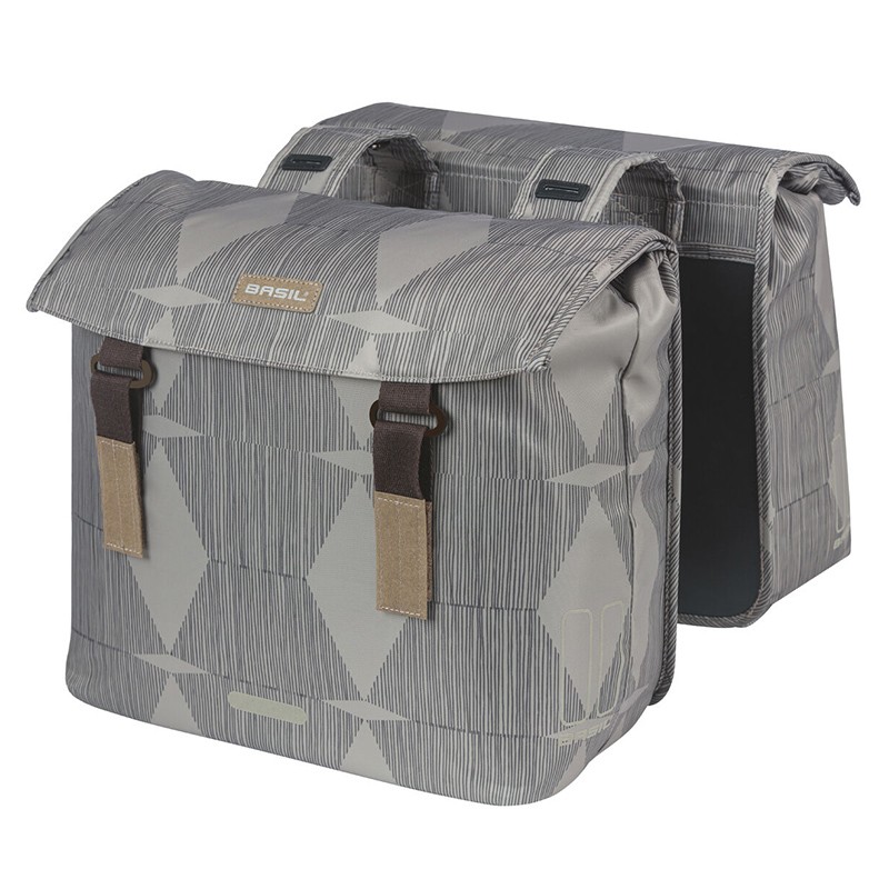 SACOCHES BASIL ELEGANCE 40-49L POLYESTER GRIS