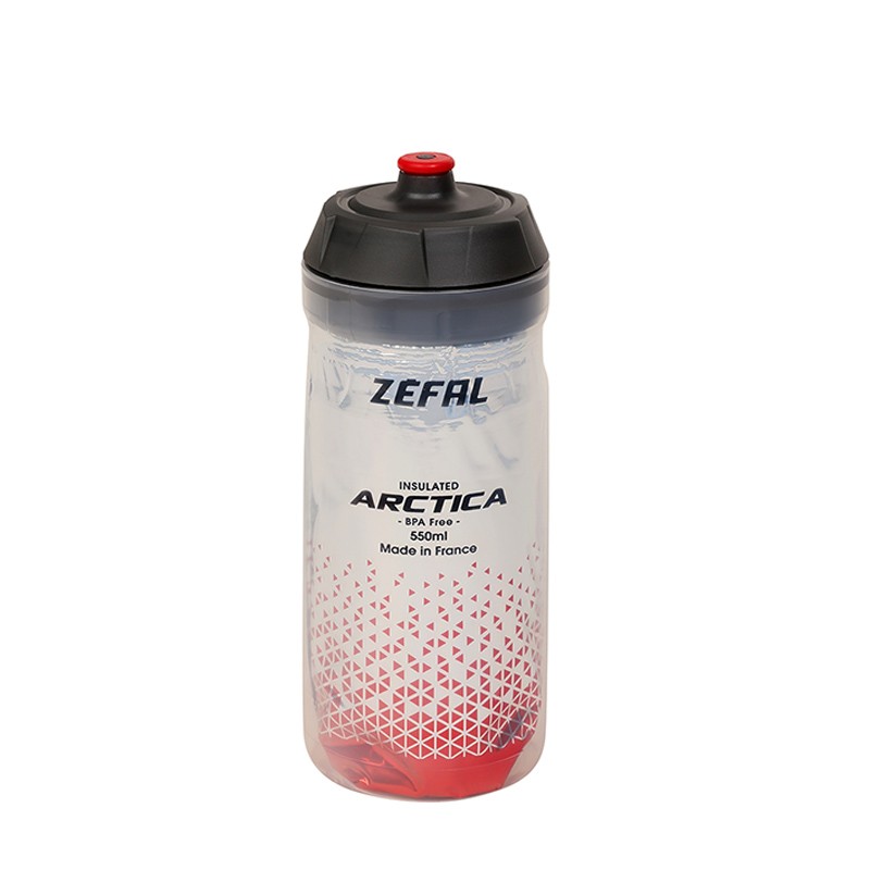 FLACON ZEFAL ISOTHERMO ARCTICA ROUGE 550 ml