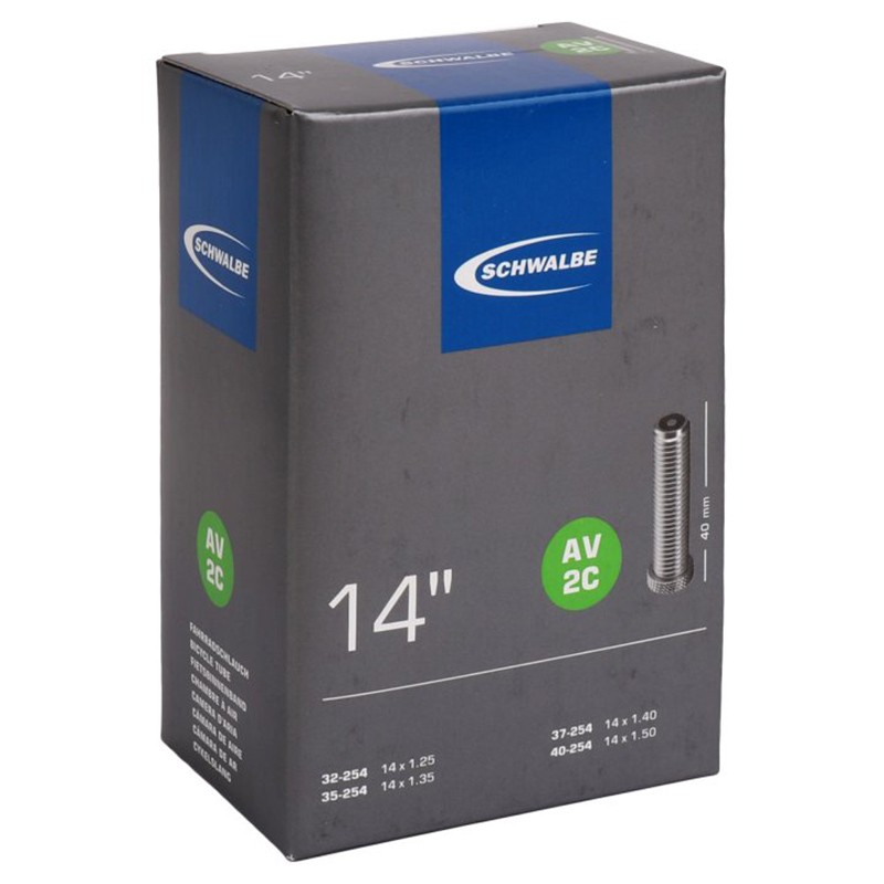 CAMÉRA SCHWALBE AV2C 14x1,10-1,50 V.STANDARD 40mm