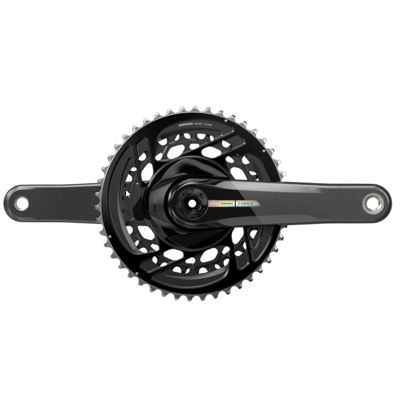 PEDALIER/PEDALIER .SRAM FORCE DUB DM 172.5 46x33D CARB.GR/IR