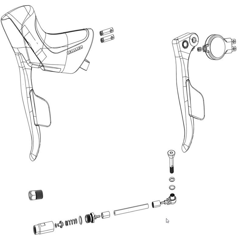 KIT REC.MAN.FR/CAM.SRAM FORCE ETAP AXS D2 IZQ G/IR