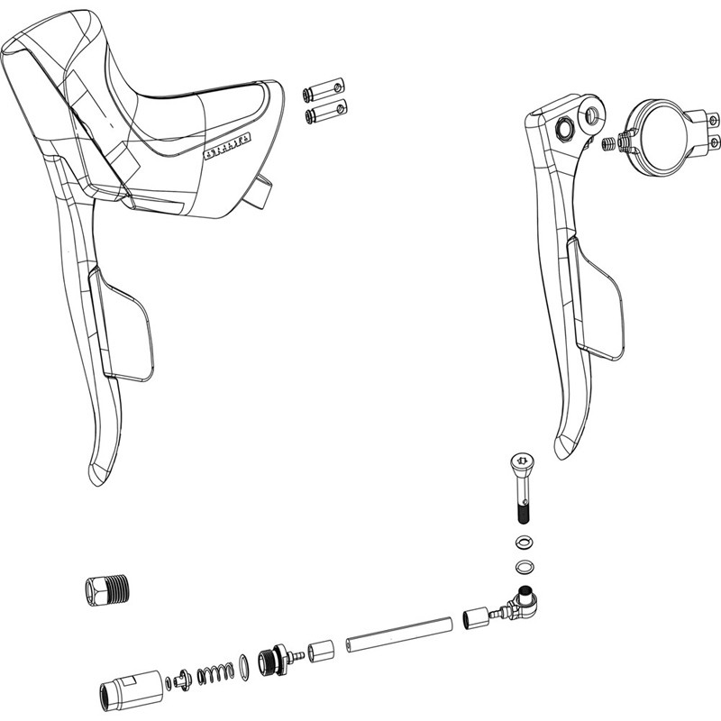 KIT LEVA FR.MAN.SRAM FORCE ETAP AXS IZQ DISC GR/IR