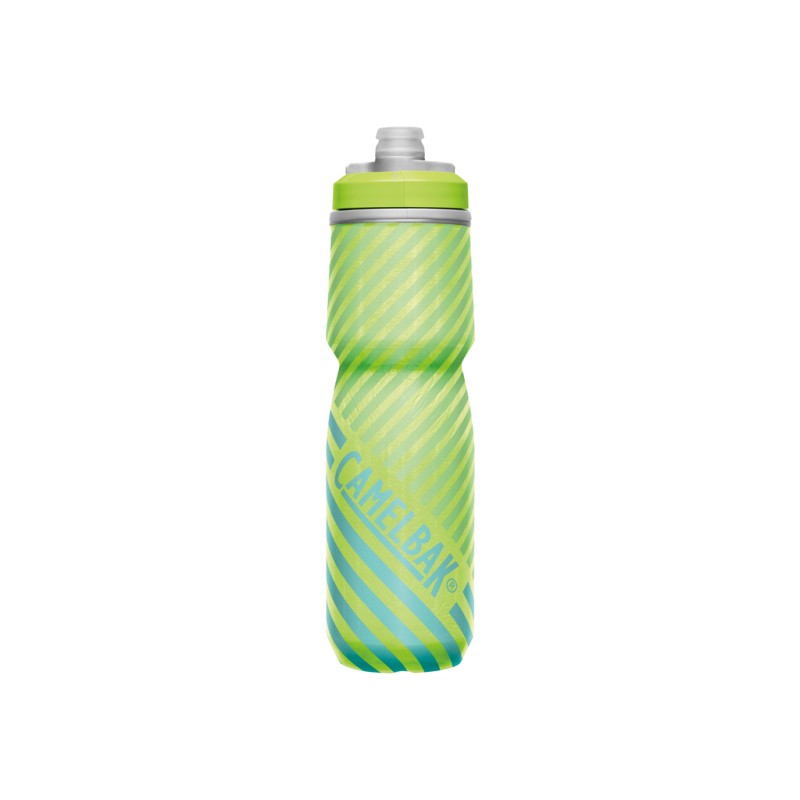 Podium Chill Outdoor 24oz, Lime/Blue Stripe