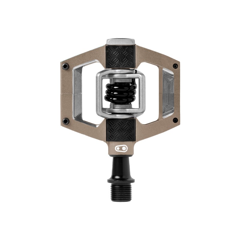 PÉDALES CRANK BROTHERS MALLET TRAIL CHAMPAGNE / RESSORT NOIR