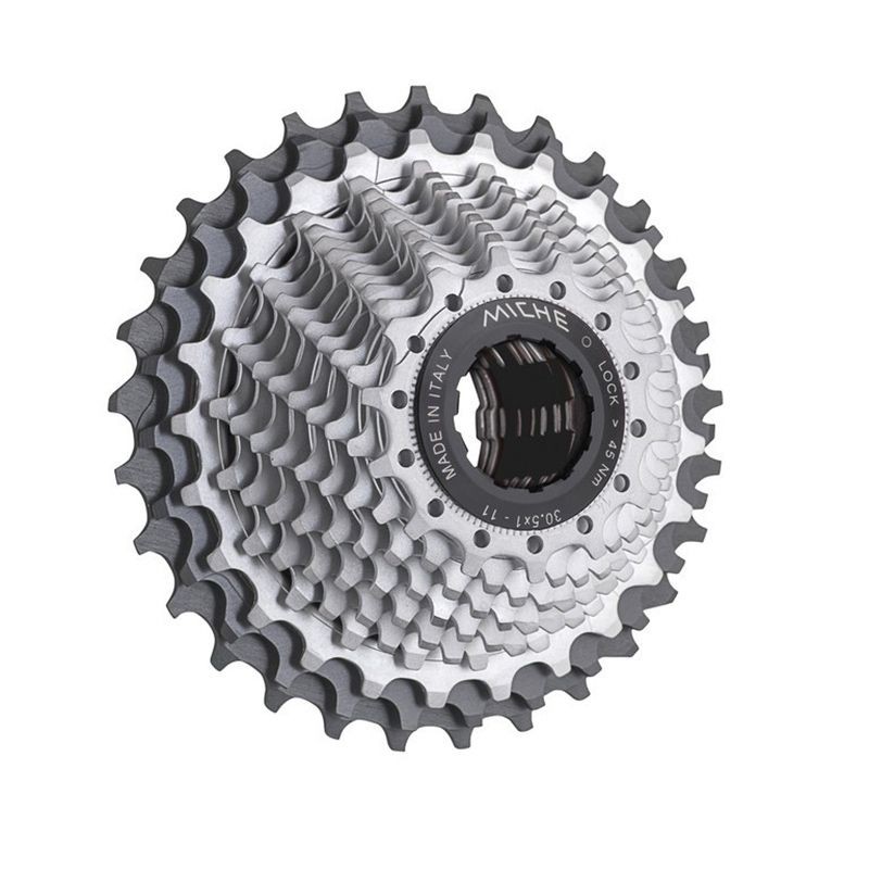 CASSETTE MICHE PRIMATO K12 12V SHIMANO ALUMINIUM ARGENT (14-30)