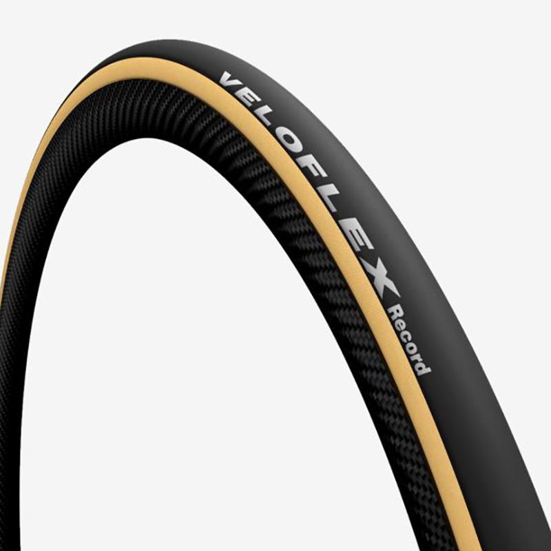 VELOFLEX RECORD TUBULAIRE 700x25 NOIR/MARRON 25-622