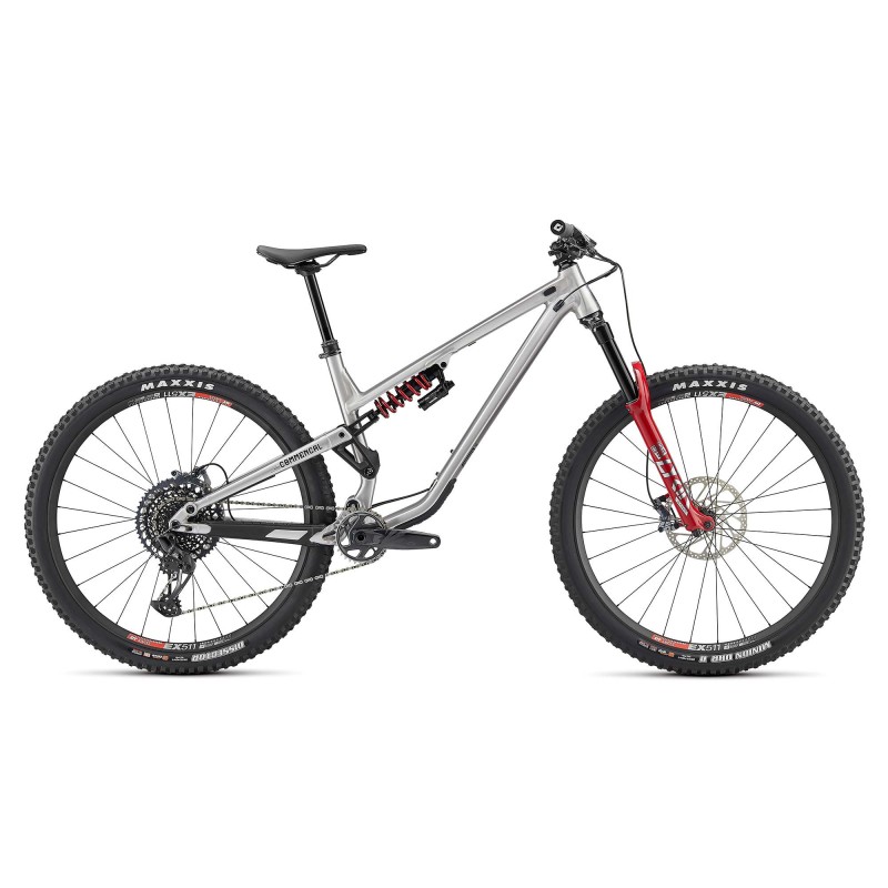 VÉLO À DOUBLE SUSPENSION BROSSÉ Commencal META TR V4 RACE