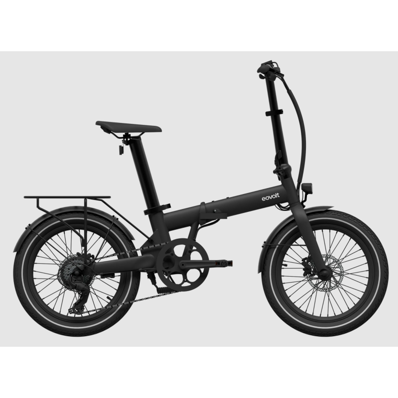 vélo électrique pliant EOVOLT APRES-MIDI 20¨7 Vitesses Noir Onix V3