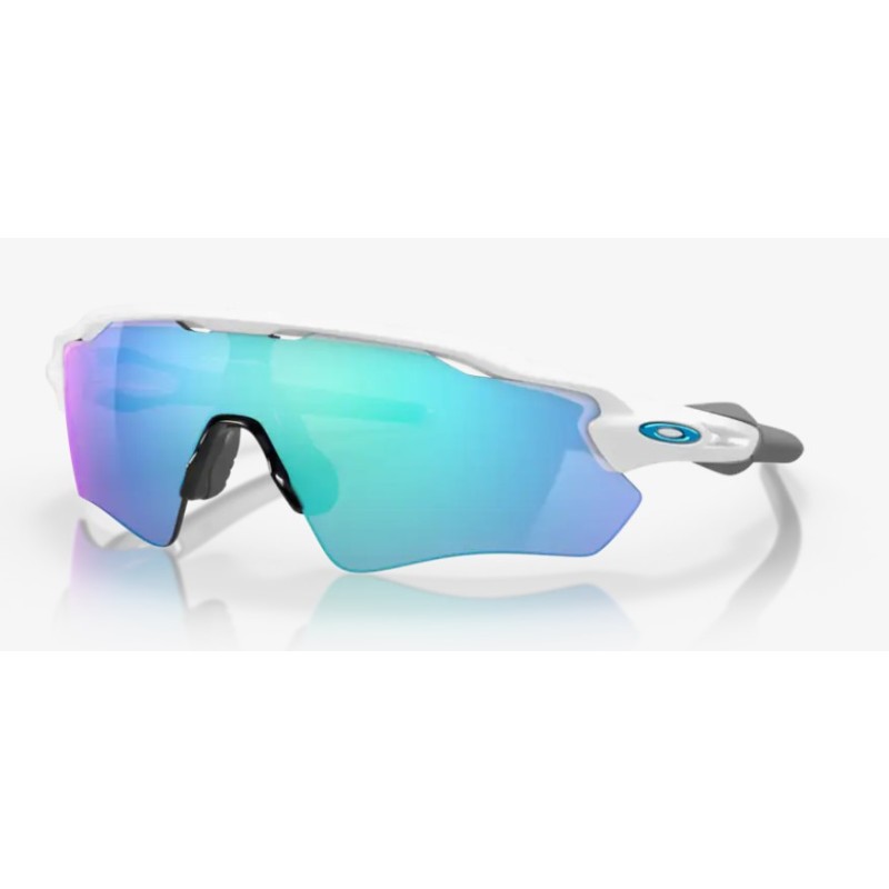 Lunettes OAKLEY Radar EV Path verres saphir prizm blanc brillant