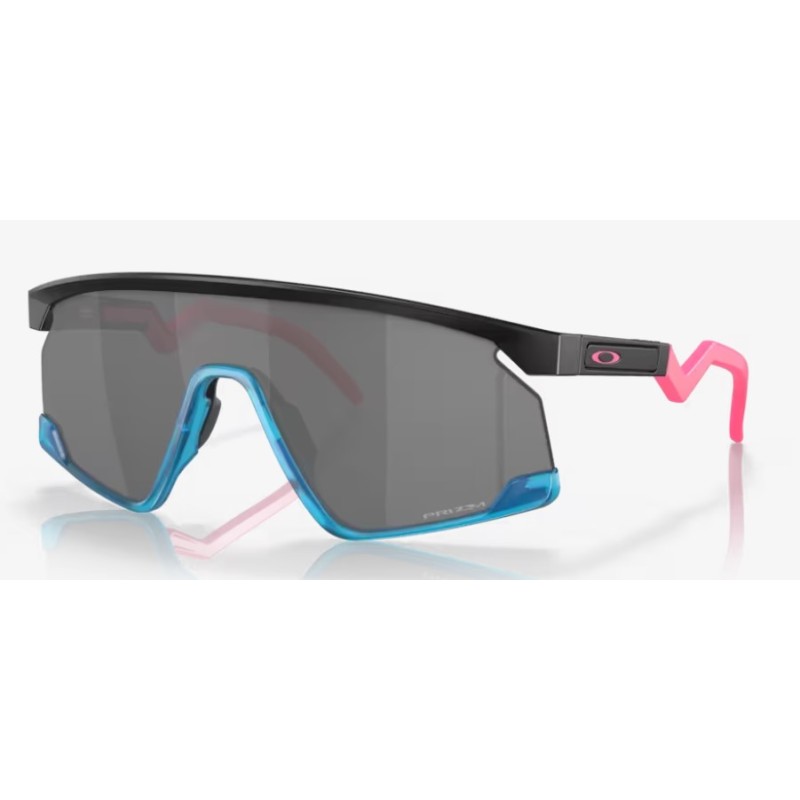 Lunettes OAKLEY BXTR noir mat/bleu verres prizm noirs