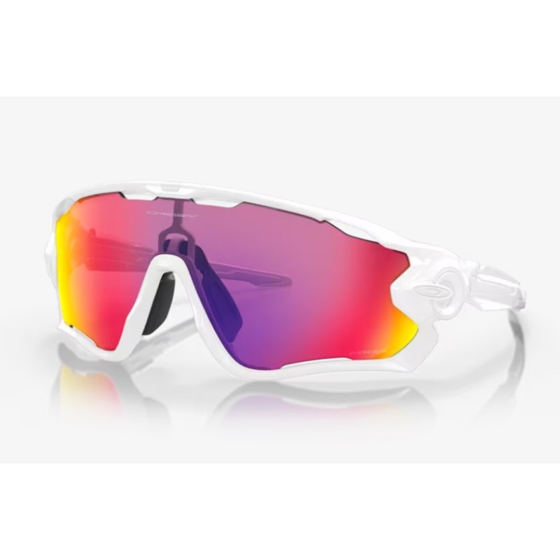 Lunettes OAKLEY Jawbreaker verres prizm road blanc brillant