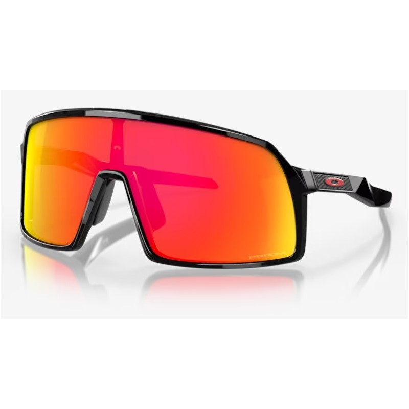 Lunettes OAKLEY sutro noir brillant verres Prizm Ruby