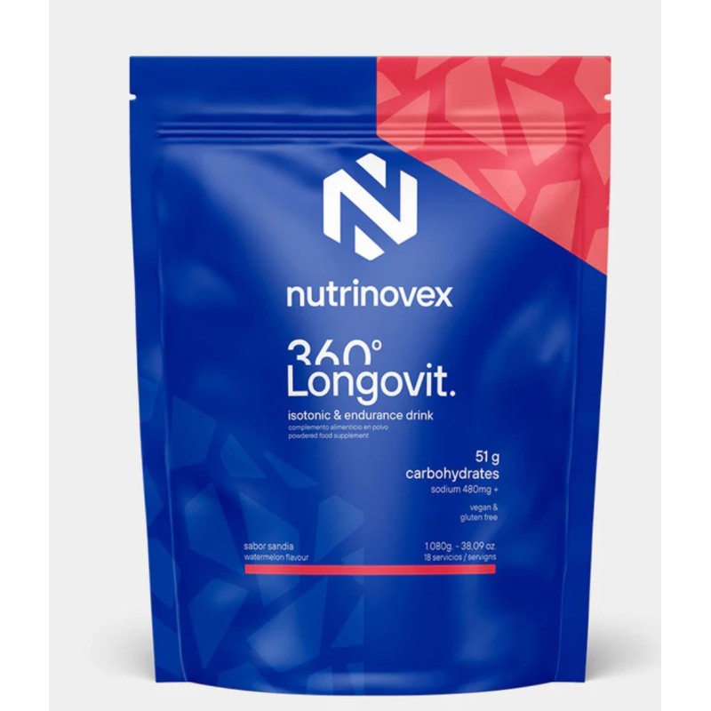 Boisson Nutrinovex Longovit 360 Pastèque 1080gr