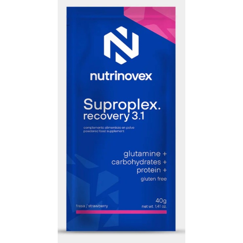 nutrinovex Suproplex Recovery 3.1 shake à la fraise