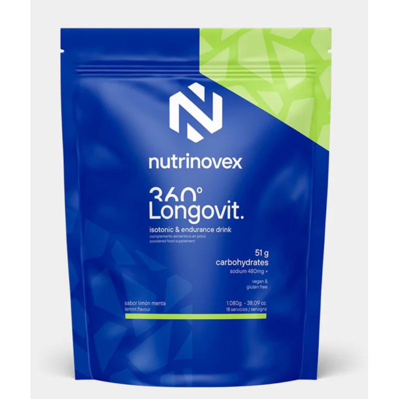 Boisson Nutrinovex Longovit 360 citron menthe 1080gr