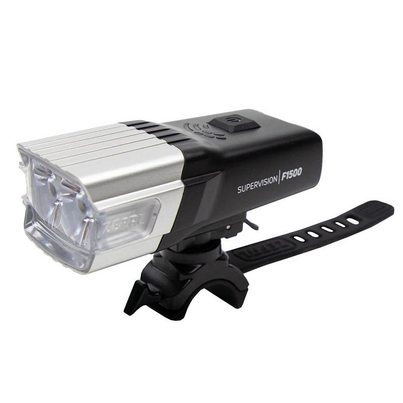 LUMIÈRE AVANT ZEFAL SUPERVISION F1500 USB BLANC/NOIR