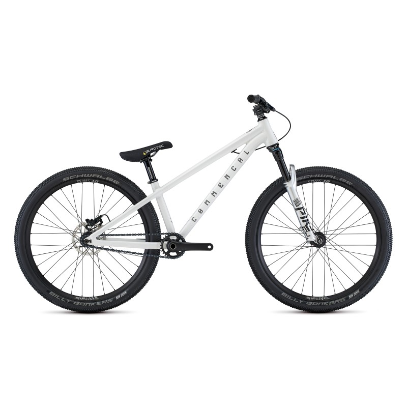 MOTO CROSS COMMENCAL ABSOLUT PIKE ARGENT BLANC PUR