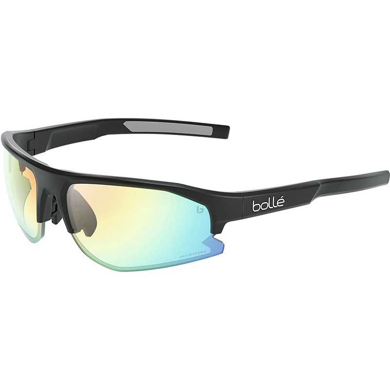 LUNETTES BOLLE BOLT 2.0 NEG.MATE PHANTOM VERT CL.FOT