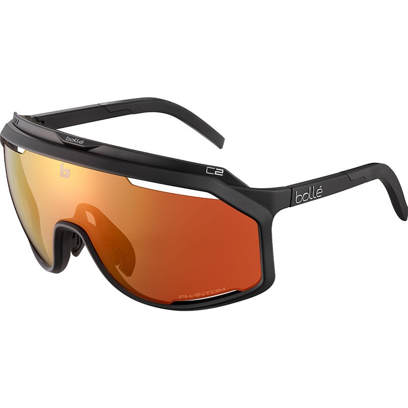 LUNETTES BOLLE CHRONOSHIELD NE.MATE PHAN.MAR/ROUGE FOT