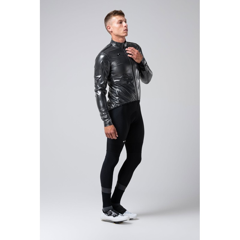 VESTE IMPERMÉABLE LÉGÈRE PLUVIA 2.0 UNISEXE TRUE BLACK