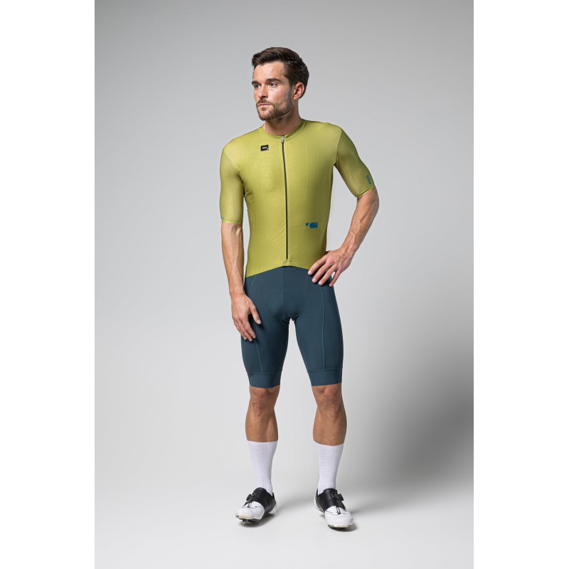 GOBIK MAGNITUDE MAILLOT MANCHES COURTES HOMME SPLIT VERT