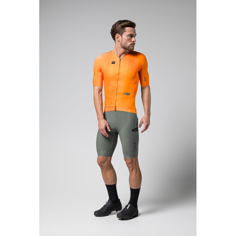 GOBIK CX PRO 3.0 MAILLOT MANCHES COURTES UNISEXE MANDARINE