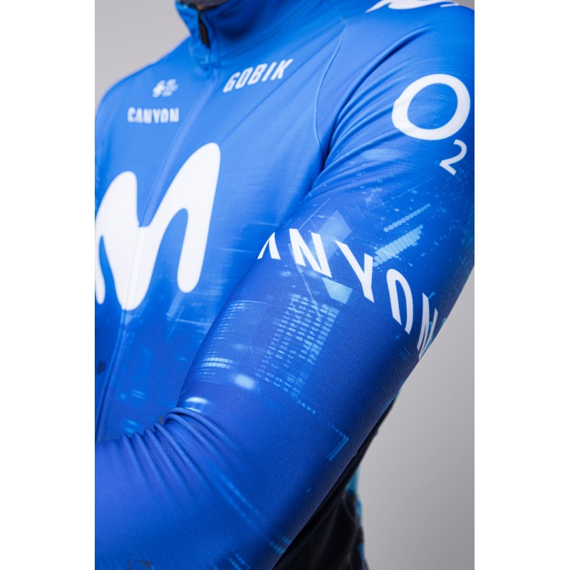 MAILLOT MANCHES LONGUES GOBIK HYDER HOMME MOVISTAR TEAM 24