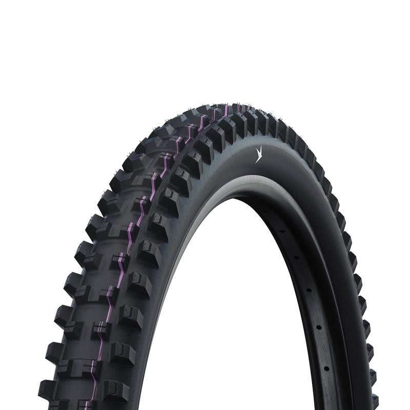 Couverture avant SCHWALBE SHREDDA GRAVITY PRO. 29x2.50 HS638 EVO RADIAL ULTRA DOUX TLR PLIANT NOIR 64-622