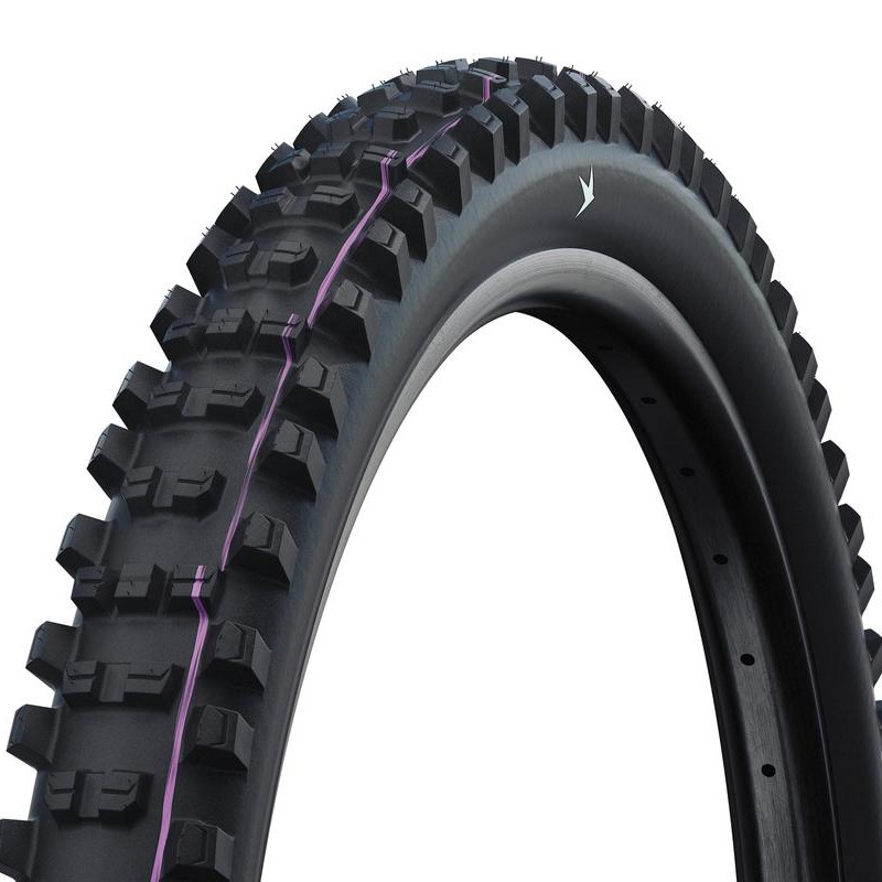 PNEU ARRIÈRE SCHWALBE SHREDDA GRAVITY PRO 29x2.50 HS638 EVO RADIAL ULTRA SOUPLE TLR PLIABLE NOIR 64-622