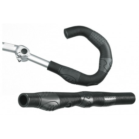 empuñaduras Humpert, X-ACT Ergo-Vario negros, 22 x 410 mm, por parejas