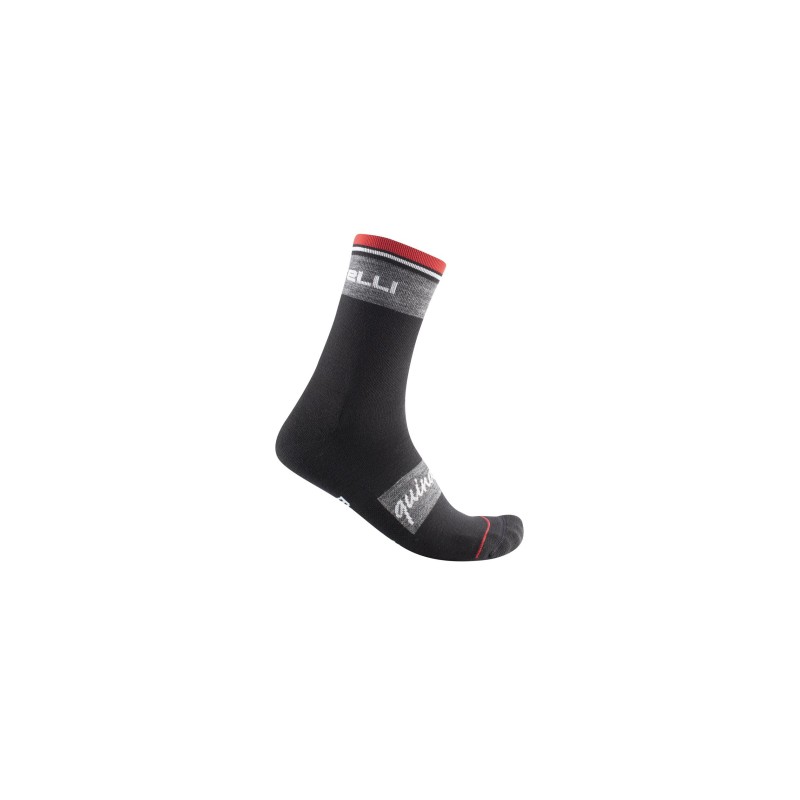 Chaussettes Castelli Quindici Soft Merino Noir