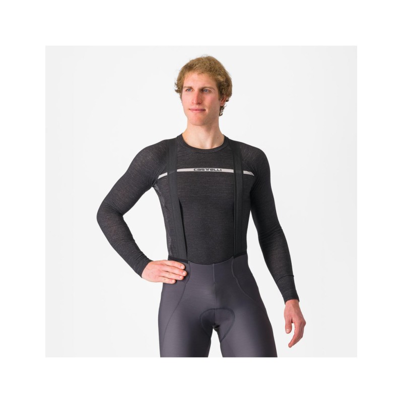 Maillot de Corps Castelli Merino Seamless Noir