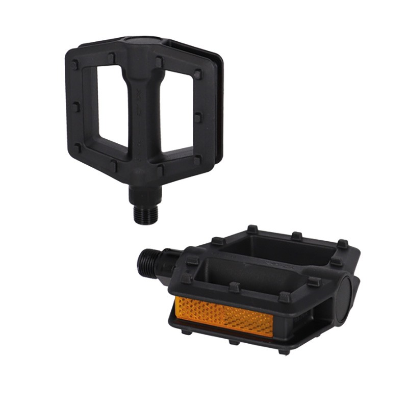 PÉDALES ENFANT XLC PD-K10 PLASTIQUE NOIR AVEC RÉFLÉCHISSANT