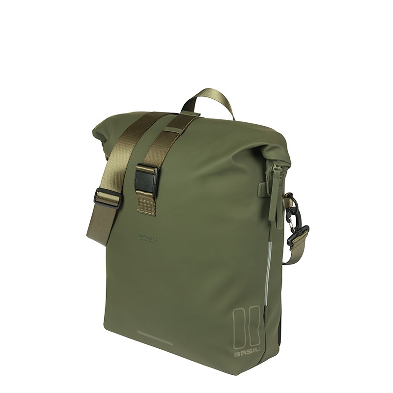 BASIL SOHO MIK SAC 17L IMPERMÉABLE POLYURE.VERT