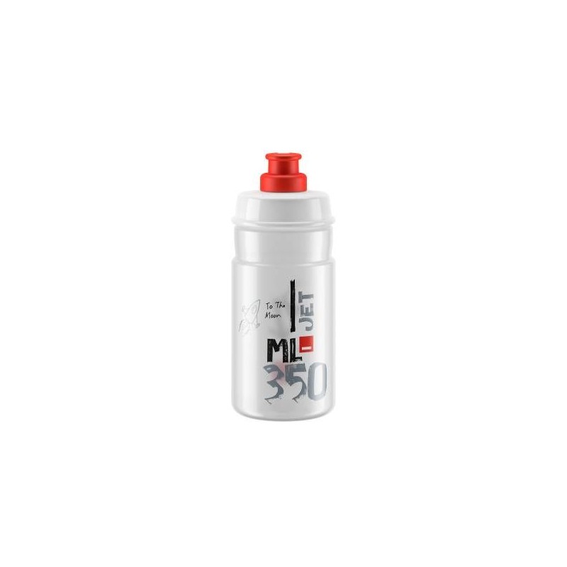 FLACON ELITE JET TRANSPARENT/LOGO ROUGE 350 ml