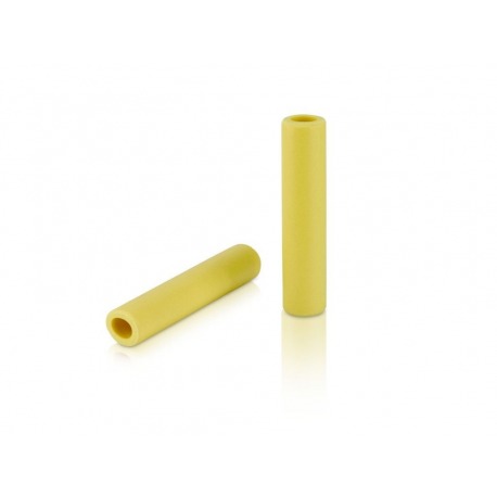 XLC Puños Silikon GR-S31 130mm, amarillo, 100% silicona