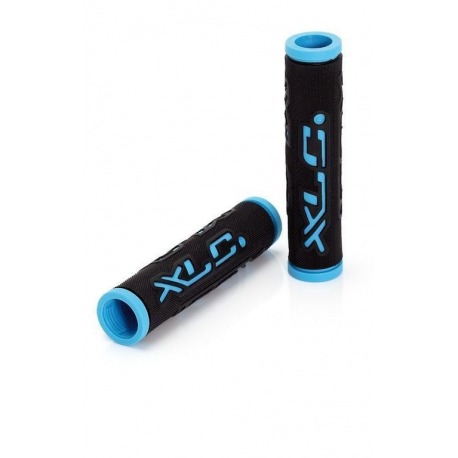 XLC Bar Grips 'Dual Colour' GR-G07 noir/bleu, 125 mm