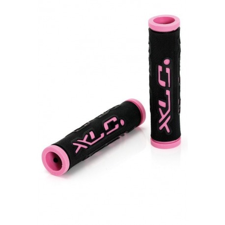 XLC Bar Grips 'Dual Colour' ne./fuchsia 125 mm
