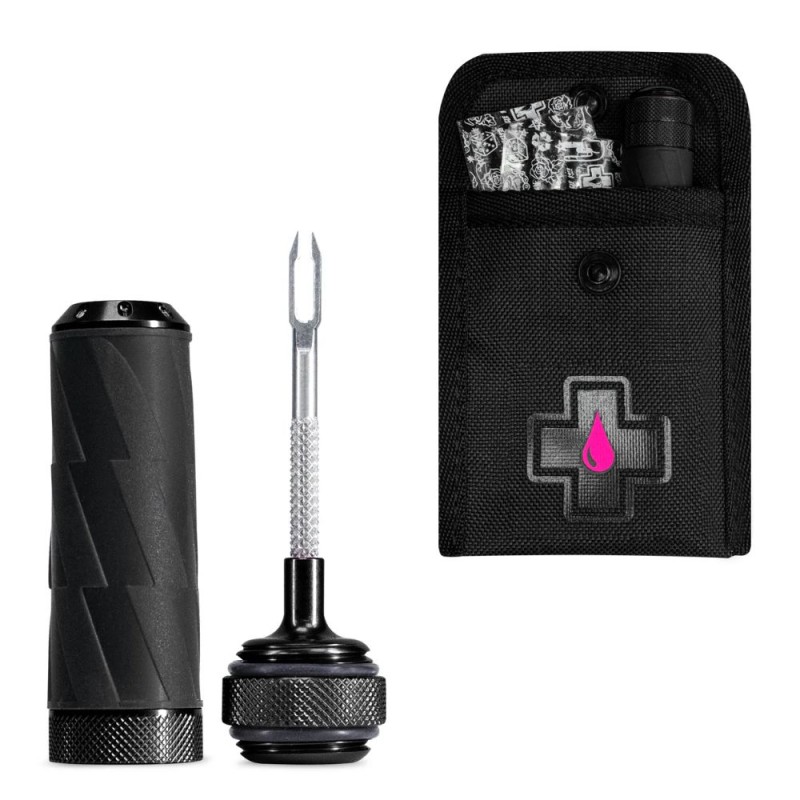 KIT CAPSULE RÉPARATION MÈCHES TUBELESS MUC-OFF NOIR